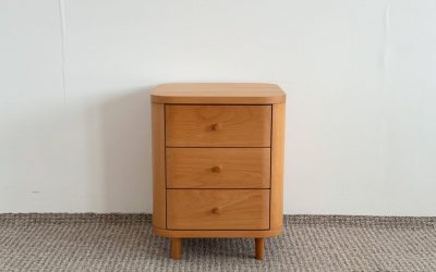 Grüne Erde Tonda Nachttisch Buche 3L