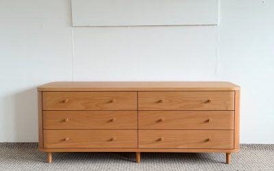 Grüne Erde Tonda Sideboard 6L Buche